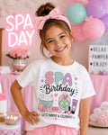 Spa Birthday Shirt | Girls Spa Party Shirt | Pamper Party Birthday Tee | Spa Day Birthday Outfit | Matching Spa Party Shirts | Birthday Girl