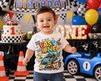 Fast One Birthday Shirt | First Birthday Race Car Shirt | Race Car 1st Birthday Outfit | Birthday Boy Shirt | Fast One Party Tee