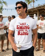 Last Swing Before the Ring Shirt, Bachelor Party Shirt, Bachelorette Baseball Theme Tee, Groom Squad Shirt, Bride Squad Tee, Funny Wedding
