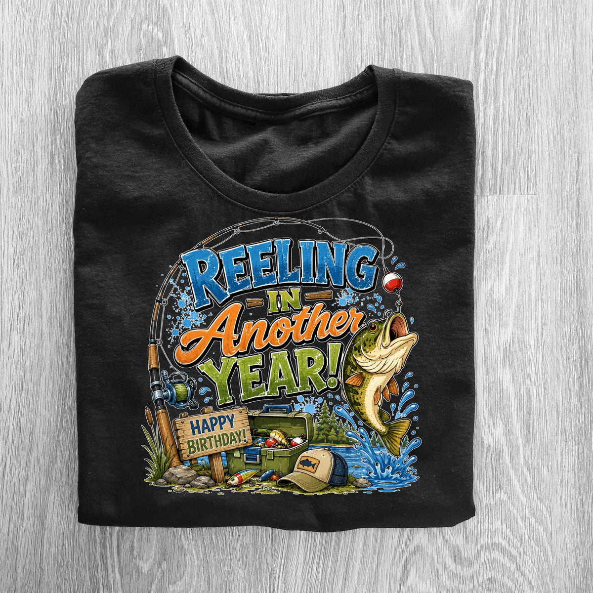Fishing Birthday Shirt for Boys, Reeling in Another Year Shirt, Fishing Birthday Party Outfit, Kids Fishing Shirt, Fisherman Birthday Tee