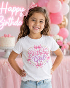 Coquette Birthday Girl Shirt | Pink Bow Birthday Shirt | Birthday Girl Tee | Cute Birthday Outfit | Girls Birthday Shirt