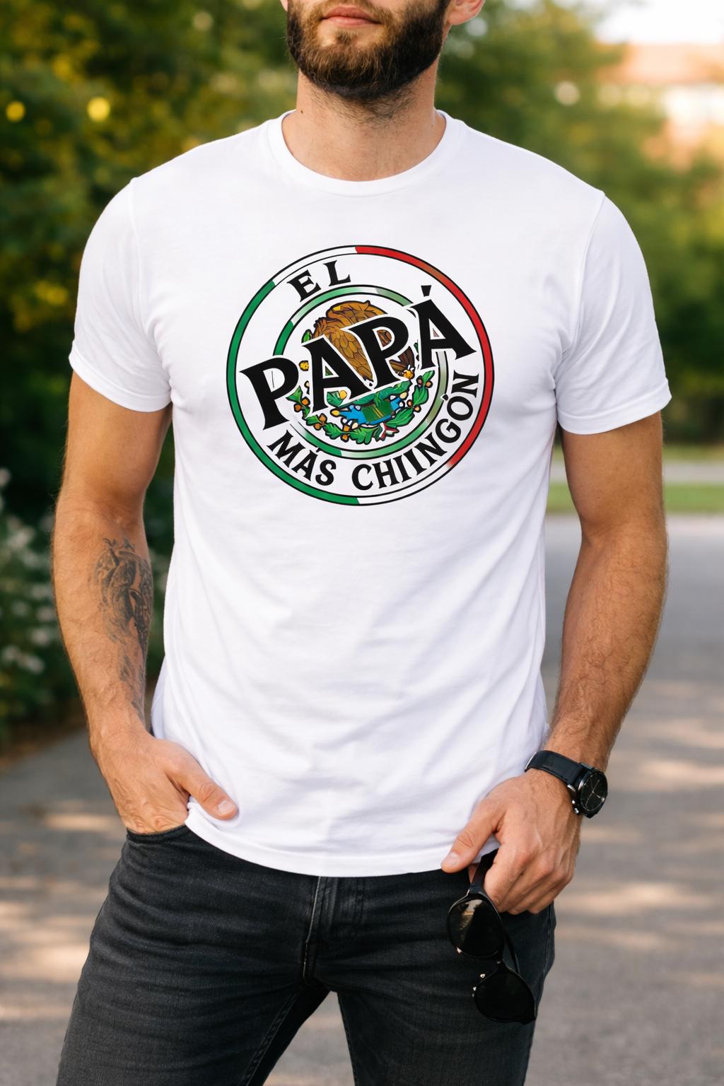 El Papá Más Chingón Shirt – Funny Dad Shirt, Gift for Dad, Father’s Day Gift, Mexican Dad Shirt, Birthday Gift for Him, Latino Dad Tee