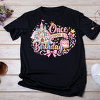 Princess Birthday Shirt, Once Upon a Birthday Shirt, Fairytale Birthday Girl Shirt, Castle Birthday Outfit, Princess Party Tee