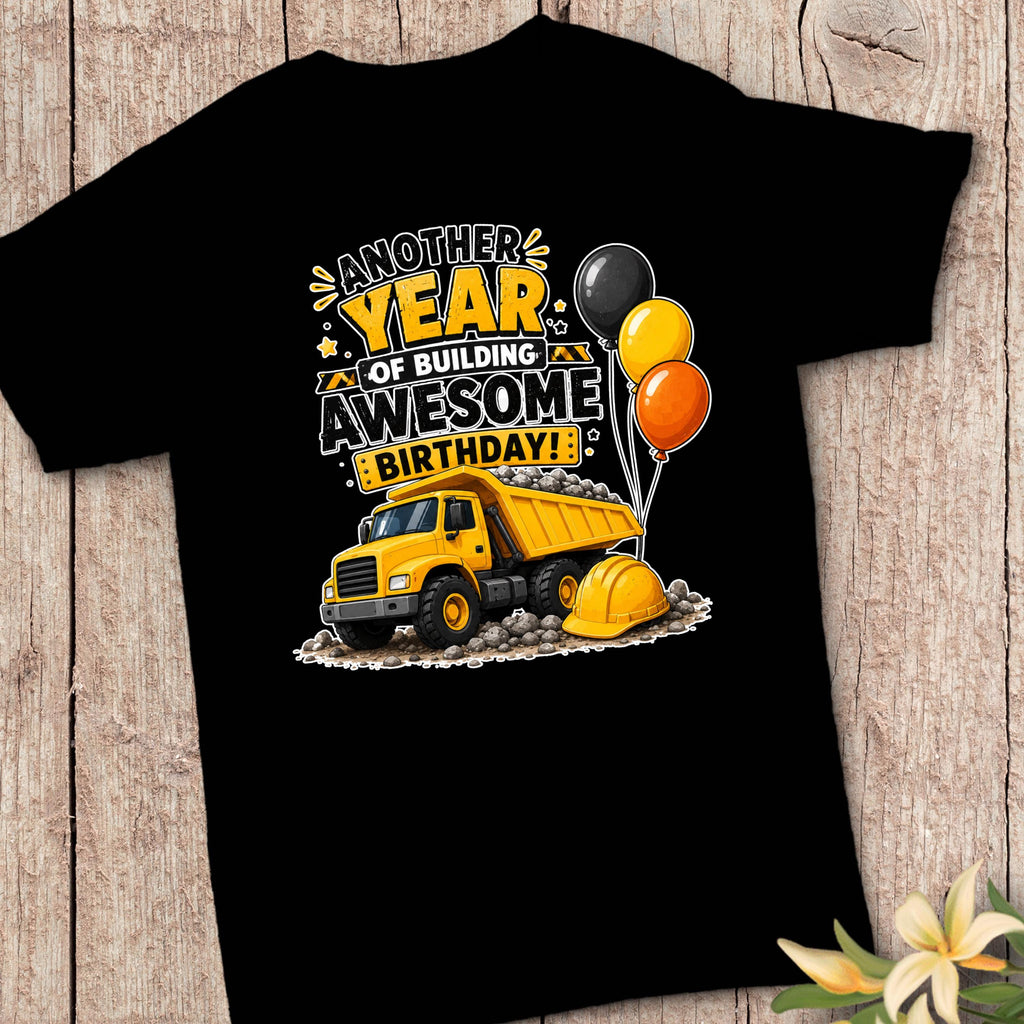 Construction Birthday Shirt | Construction Birthday Boy Shirt | Dump Truck Birthday Shirt | Construction Party Outfit