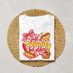 Weenie Birthday Shirt Girl, Hot Dog Birthday Shirt, Just a Weenie Bit Older Shirt, Picnic Birthday Outfit, Girls Birthday Tee