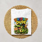 Birthday Dude Dinosaur Shirt | Dinosaur Birthday Shirt | Boys Birthday Tee | T-Rex Birthday Party Shirt | Dinosaur Birthday Outfit | Kids