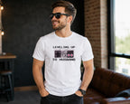 Leveling Up to Husband Shirt, Groom Video Game Shirt, Gamer Bachelor Party Tee, Engagement Party Shirt for Groom, Wedding Gaming Theme