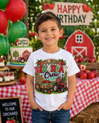 Apple Orchard Birthday Shirt, Birthday Crew Shirt for Kids, Apple Picking Birthday Shirt, Fall Birthday Party Outfit, Orchard Birthday Tee