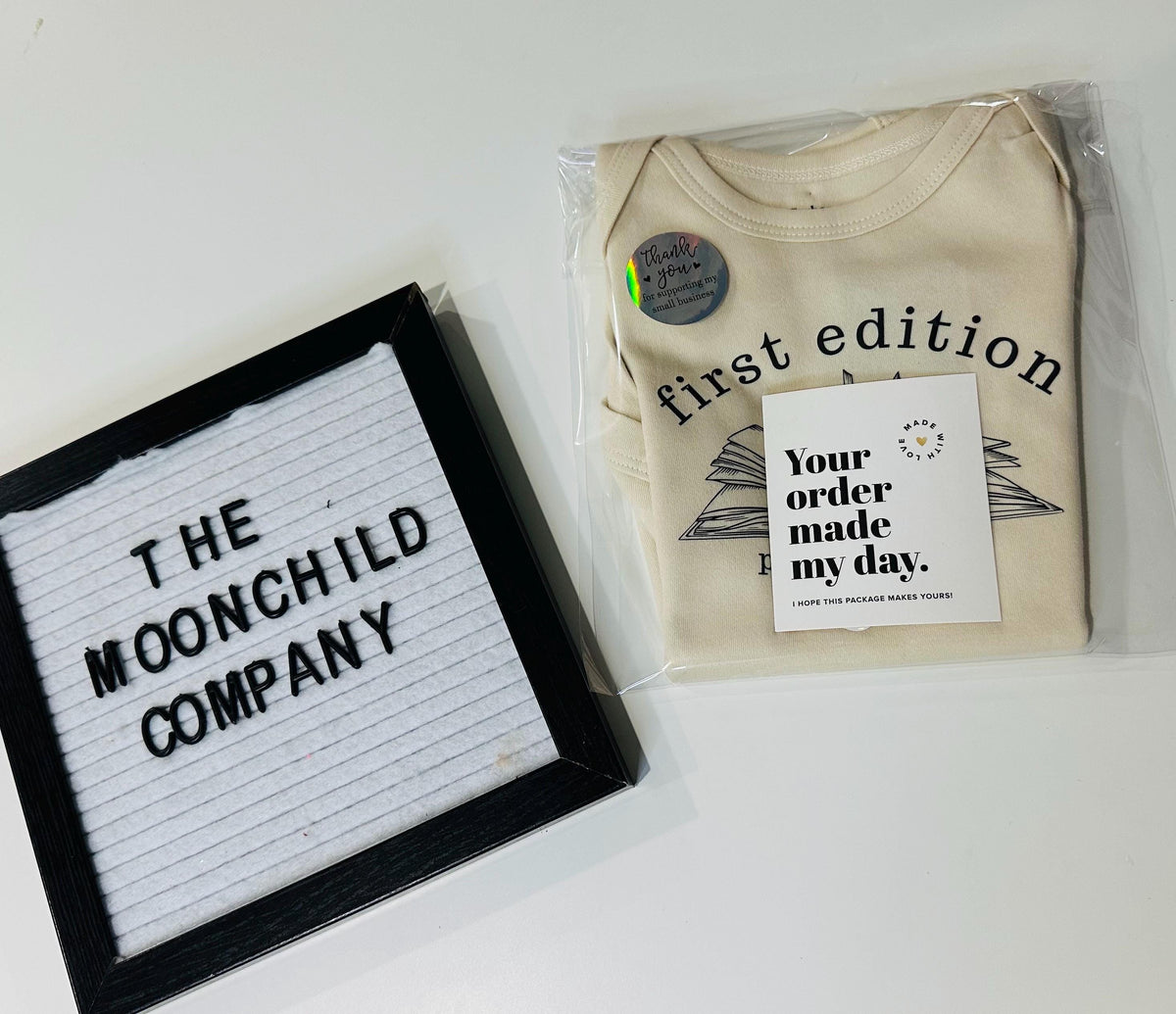 First Edition Baby Onesie – Published 2025 Baby Bodysuit – Pregnancy Announcement Outfit – Newborn Coming Home Outfit – Baby Shower Gift