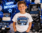 Hockey Birthday Shirt, Birthday Dude Shirt, Boys Hockey Birthday Shirt, Hockey Party Outfit, Ice Hockey Birthday Tee, Hockey Lover Gift