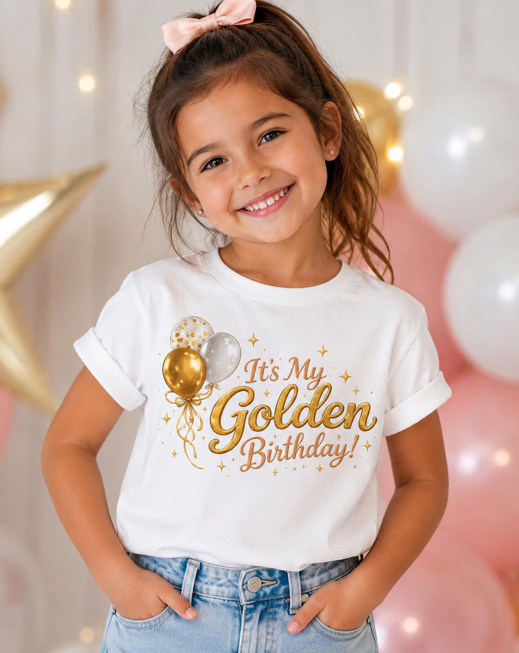 In My Golden Birthday Era Shirt | Golden Birthday Tee | Birthday Girl Shirt | Golden Birthday Outfit | Birthday Party Shirt | Gold Birthday
