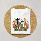 Two Wild Birthday Shirt | Safari Birthday Shirt | Jungle Second Birthday Outfit | Wild Animal Birthday Tee | Two Wild Girl Shirt
