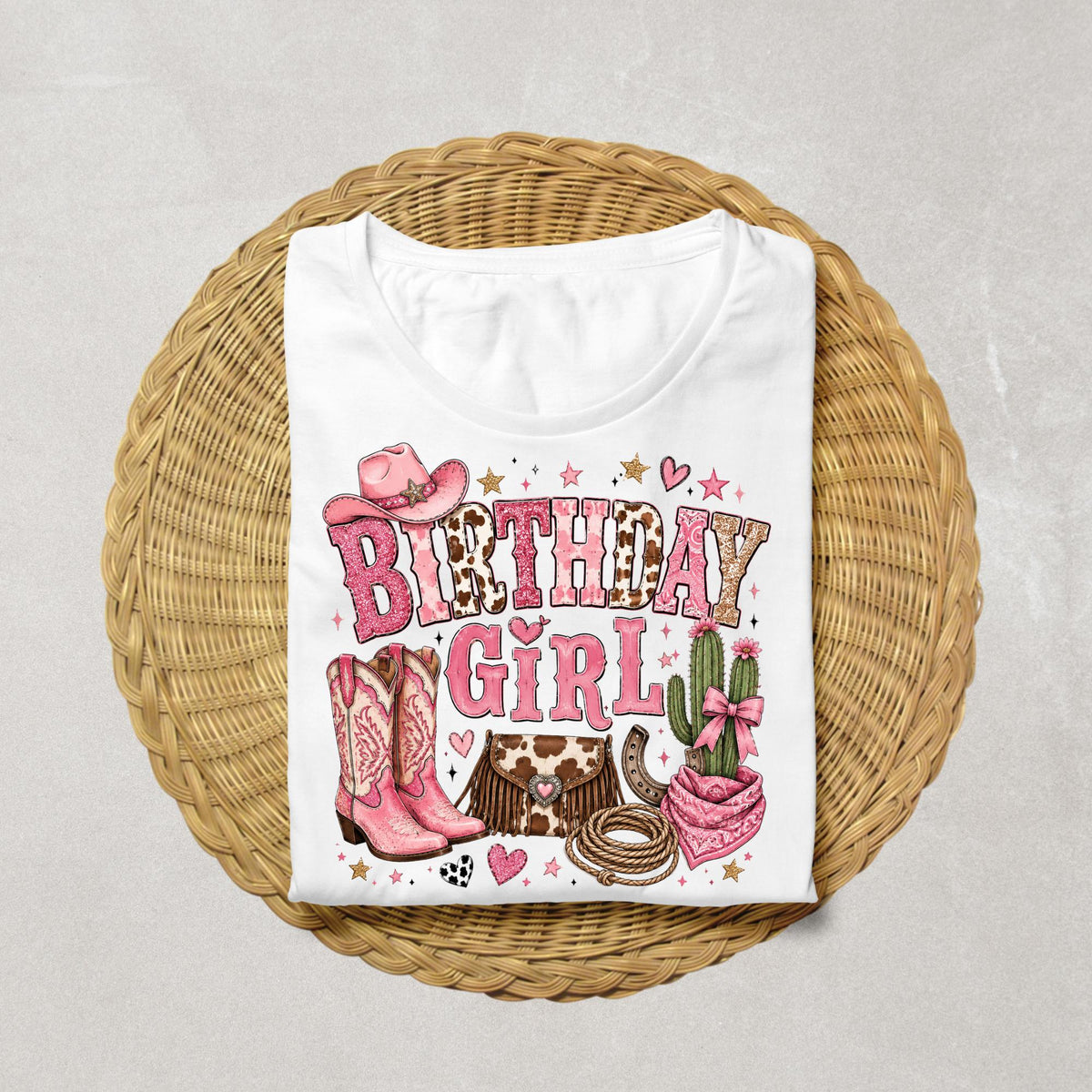 Cowgirl Birthday Girl Shirt | Western Birthday Shirt | Pink Cowgirl Birthday Outfit | Rodeo Birthday Tee | Birthday Girl Cowboy Shirt