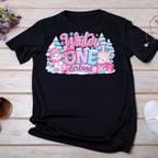 Winter ONEderland Birthday Shirt, Girl 1st Birthday Shirt, Winter Wonderland First Birthday Outfit, Snowflake Birthday Girl Tee