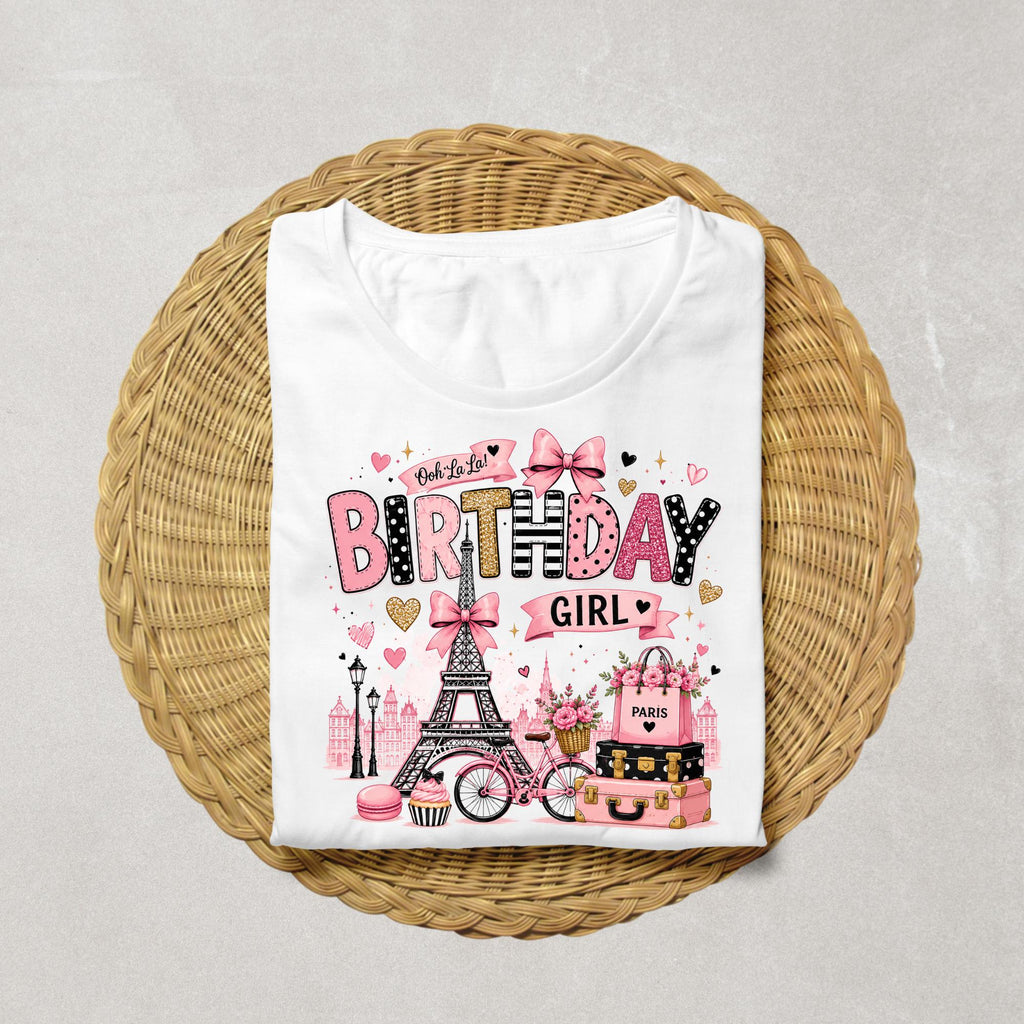 Paris Birthday Girl Shirt | Ooh La La Birthday Shirt | Paris Theme Birthday Outfit | Eiffel Tower Birthday Tee | Paris Party Shirt