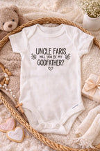 Godparent Proposal Onesie – Will you be my godparent Bodysuit | Godparent Proposal Outfit – Baptism Proposal – Pregnancy Announcement Gift