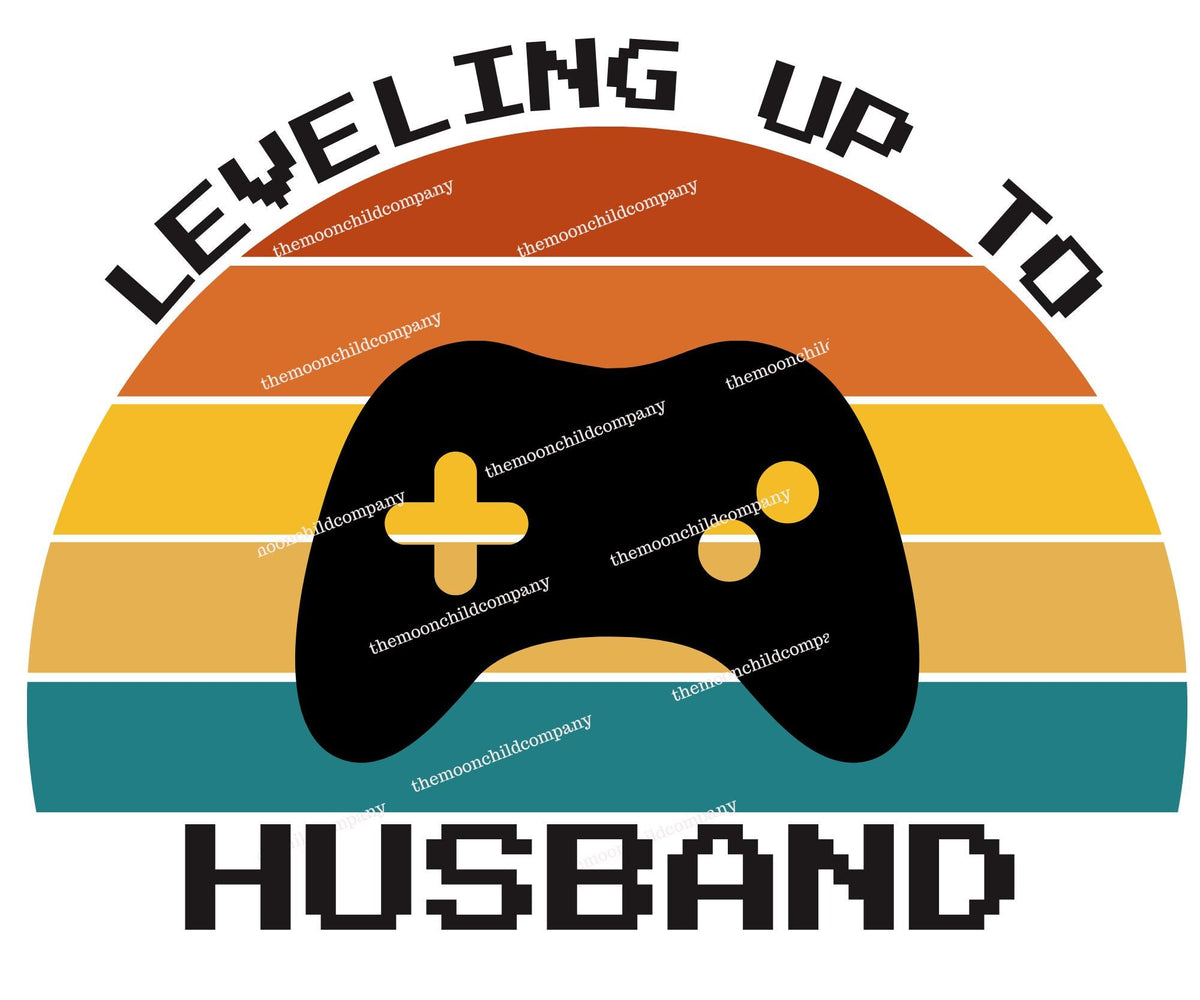 Leveling Up to Husband Shirt – Gamer Husband Gift, Retro Video Game Tee for Men, Wedding Gift for Groom, Father’s Day Gaming Shirt