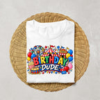 Carnival Birthday Boy Shirt, Birthday Dude Shirt, Boys Circus Birthday Shirt, Carnival Party Outfit, Fair Birthday Shirt for Kids