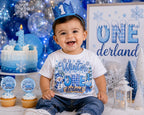 Winter ONEderland Birthday Shirt Boy, 1st Birthday Boy Shirt, Winter Wonderland First Birthday Outfit, Snowman Birthday Tee