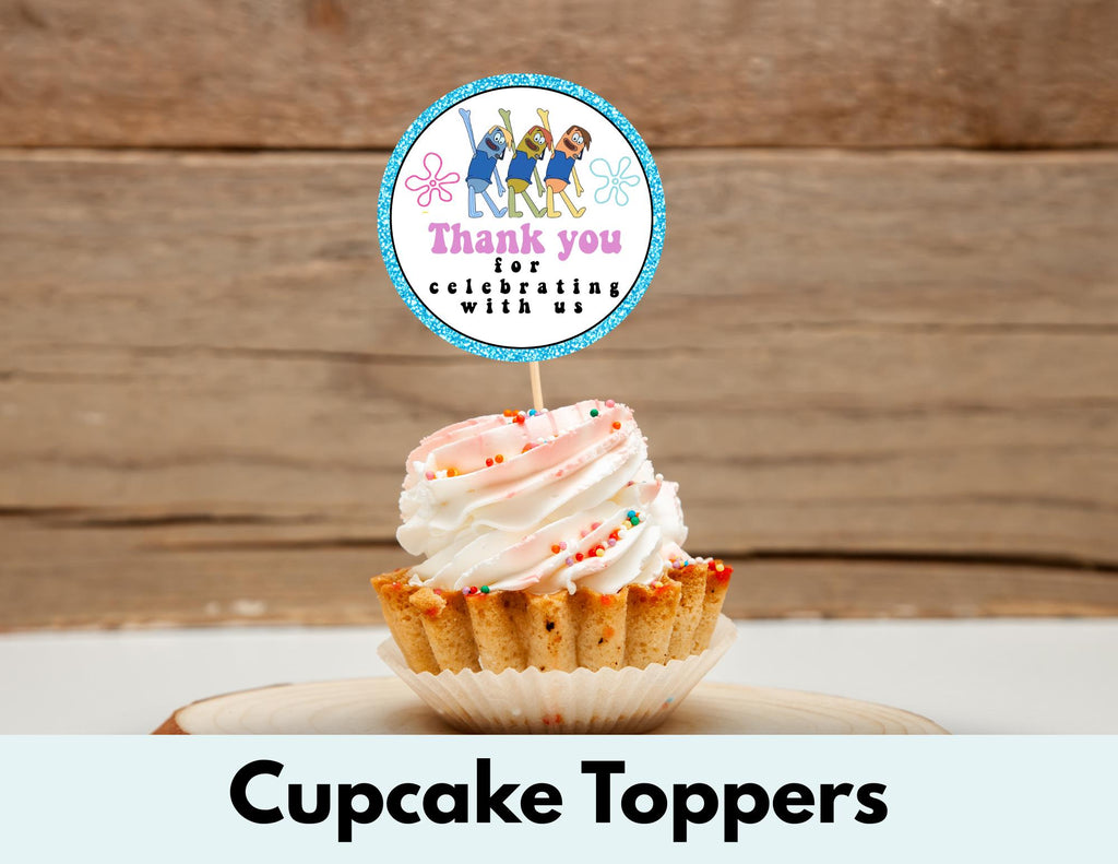 Sweet 16 Cupcake Toppers Thank You for Celebrating With Us | Sweet Sixteen Party Cupcake Picks | 16th Birthday Party Decorations | Set of 12