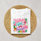Tropical Flamingo Birthday Shirt | Let's Flamingle Birthday Girl Shirt | Flamingo Birthday Party Tee | Tropical Birthday Outfit | Summer