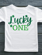 Lucky One First Birthday Shirt – St Patrick’s Day 1st Birthday Outfit, Baby Lucky One Shirt, First Birthday Tee, One Year Old Outfit