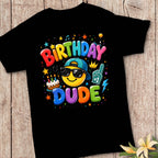 Birthday Dude Shirt | Cool Birthday Boy Shirt | Boys Birthday Party Tee | Retro Birthday Shirt | Kids Birthday Outfit | Birthday Dude