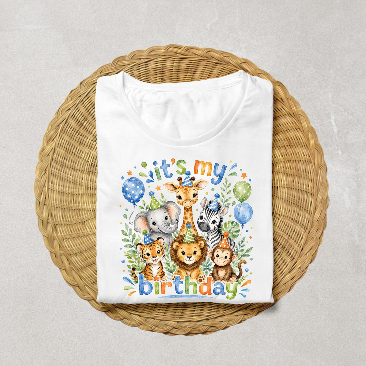 Zoo Animal Birthday Shirt, Kids Safari Birthday Shirt, Its My Birthday Shirt, Jungle Animal Birthday Outfit, Boy Girl Birthday Tee