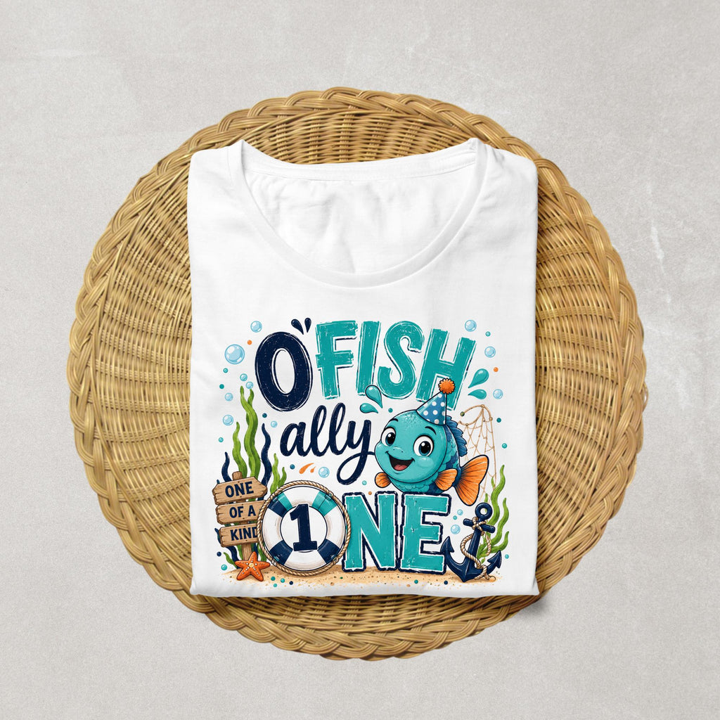 O'Fishally One Birthday Shirt | Fishing First Birthday Shirt | Gone Fishing Birthday Outfit | Fishing Birthday Boy Tee | 1st Birthday Shirt