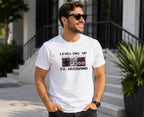 Leveling Up to Husband Shirt, Groom Video Game Shirt, Gamer Bachelor Party Tee, Engagement Party Shirt for Groom, Wedding Gaming Theme