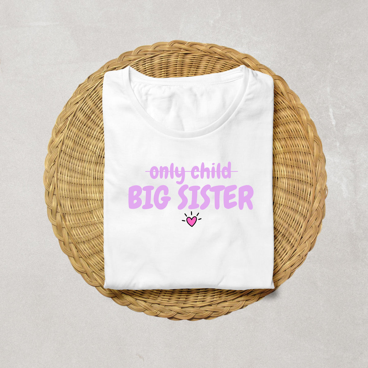 Big Sister Shirt | Only Child No More Shirt | Promoted to Big Sister | Big Sister Announcement | Pregnancy Reveal Shirt | Sibling Reveal Tee
