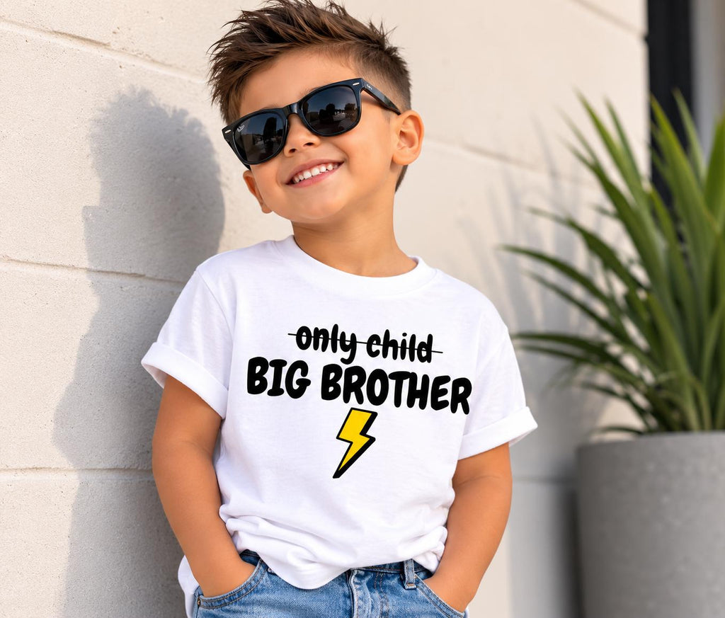 Big Brother Shirt | Only Child No More Shirt | Promoted to Big Brother | Pregnancy Announcement Shirt | Sibling Reveal | New Big Brother
