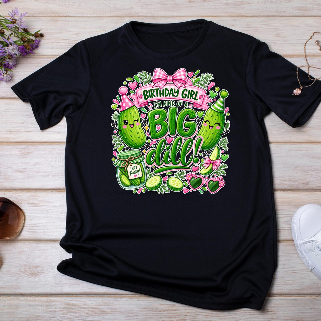 Big Dill Birthday Shirt Girl, Pickle Birthday Shirt, Birthday Girl Shirt, Pickle Party Shirt, Cute Kids Birthday Outfit