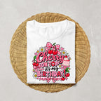 Cherry Birthday Shirt Girl, Cherry on Top Birthday Shirt, Girls Birthday Outfit, Pink Gingham Birthday Tee, Sweet Birthday Girl Shirt