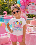 Pool Party Birthday Shirt | Girls Summer Birthday Shirt | Tropical Pool Party Tee | Birthday Girl Outfit | Beach Birthday Shirt