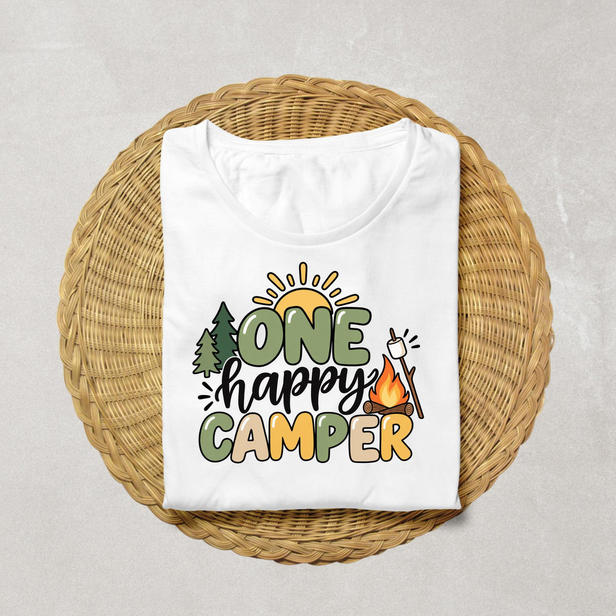 One Happy Camper Birthday Shirt, First Birthday Boy Shirt, Camping 1st Birthday Outfit, One Happy Camper Shirt, Woodland Birthday Tee