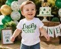 Lucky One First Birthday Shirt – St Patrick’s Day 1st Birthday Outfit, Baby Lucky One Shirt, First Birthday Tee, One Year Old Outfit