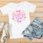 Coquette Birthday Girl Shirt | Pink Bow Birthday Shirt | Birthday Girl Tee | Cute Birthday Outfit | Girls Birthday Shirt