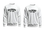 Madrina Crewneck Sweatshirt | Padrino Sweatshirt | Godparent Proposal Gift | Personalized Baptism Gift | Est Year Custom Sweater