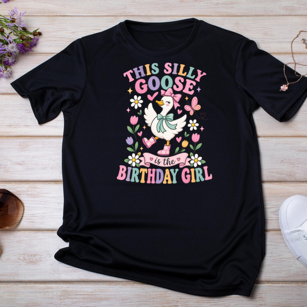 Silly Goose Birthday Shirt, Birthday Girl Goose Shirt, This Silly Goose Birthday Tee, Girls Goose Birthday Outfit, Cute Birthday Shirt