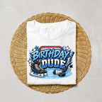 Hockey Birthday Shirt, Birthday Dude Shirt, Boys Hockey Birthday Shirt, Hockey Party Outfit, Ice Hockey Birthday Tee, Hockey Lover Gift