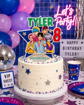 Custom Boy Band Birthday Cake Topper | Personalized Name & Age Cake Topper | Pop Star Birthday Party Decor | 3D Layered Cake Topper