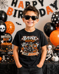 Bone Squad Birthday Shirt, Halloween Birthday Shirt for Kids, Skeleton Birthday Boy Shirt, Spooky Birthday Party Tee, October Birthday