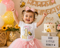 My 1st Bee-Day Shirt | Bee First Birthday Shirt Girl | Sweet as Can Bee Birthday Outfit | Bee Theme 1st Birthday | Pink Bumble Bee Tee