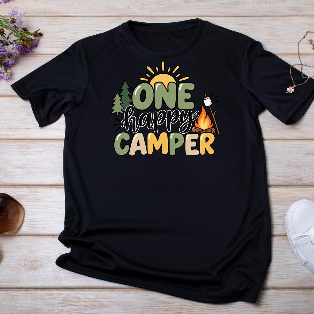 One Happy Camper Birthday Shirt, First Birthday Boy Shirt, Camping 1st Birthday Outfit, One Happy Camper Shirt, Woodland Birthday Tee