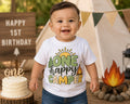 One Happy Camper Birthday Shirt, First Birthday Boy Shirt, Camping 1st Birthday Outfit, One Happy Camper Shirt, Woodland Birthday Tee