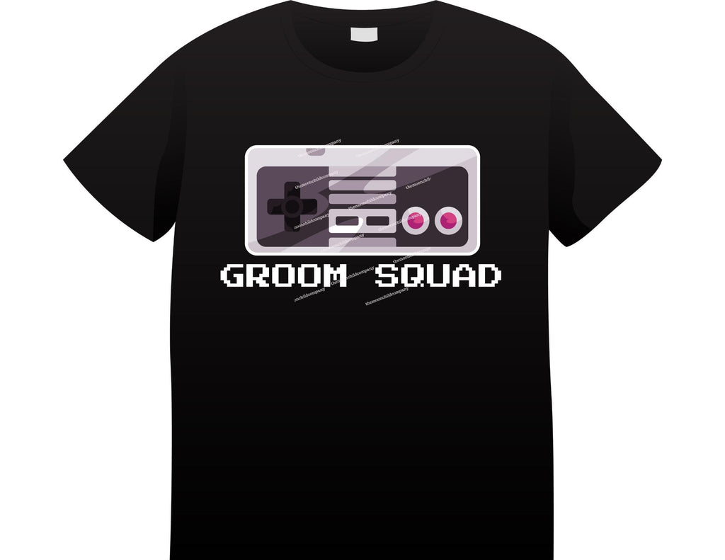 Groom Squad Shirt Gamer Theme, Bachelor Party Gaming Shirt, Groomsmen Video Game Tee, Matching Groom Shirts, Wedding Party Squad Tee