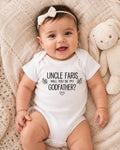 Godparent Proposal Onesie – Will you be my godparent Bodysuit | Godparent Proposal Outfit – Baptism Proposal – Pregnancy Announcement Gift