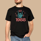 Custom Birth Year Skeleton Shirt, EST Year Shirt, Personalized Vintage Birth Year Tee, 1985 Birthday Shirt, Custom Year Graphic Tee, Retro