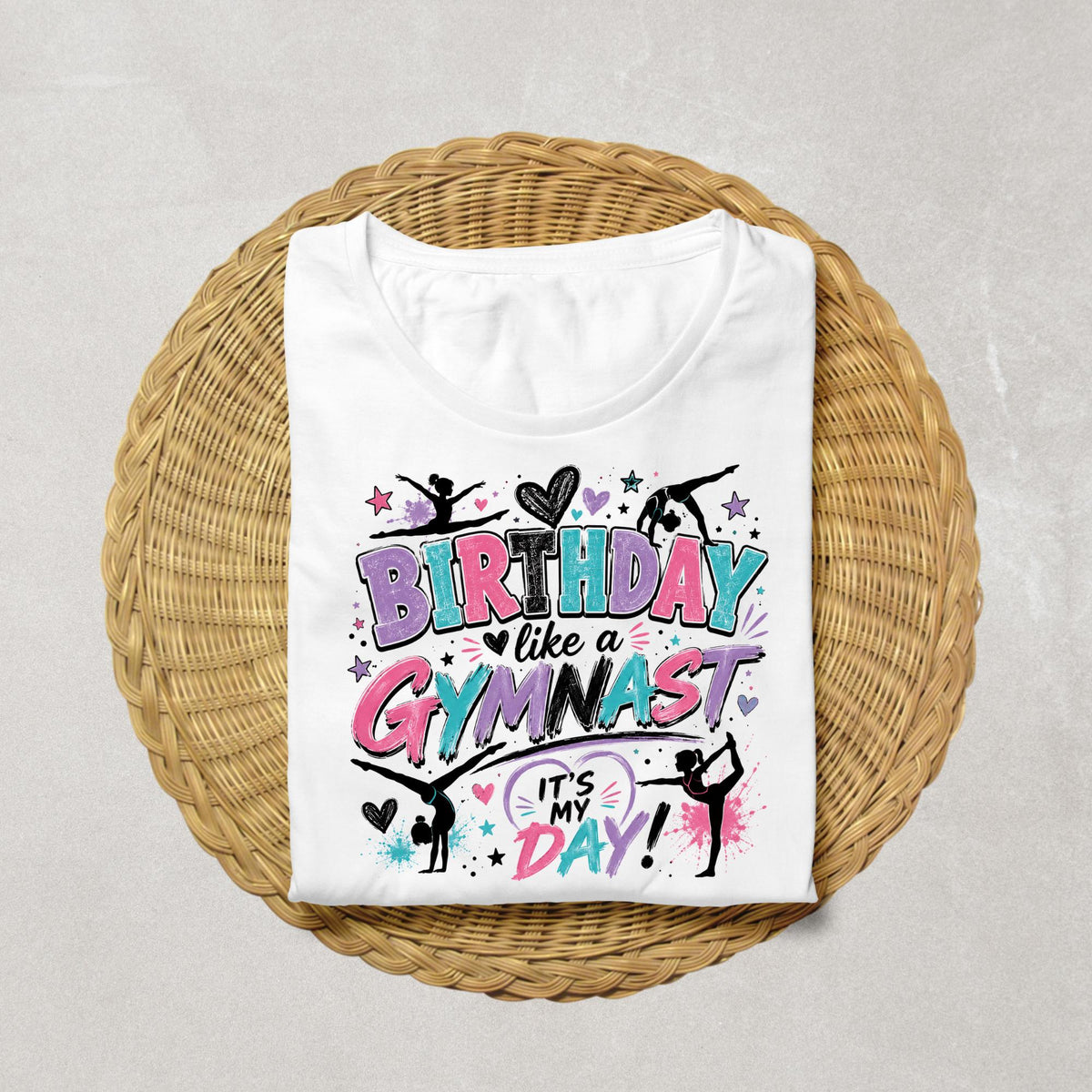 Birthday Like a Gymnast Shirt | Gymnastics Birthday Shirt | Gymnast Birthday Girl Outfit | Gymnastics Party Shirt | Birthday Tee